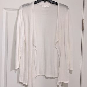 ~Flowy White Cardigan~